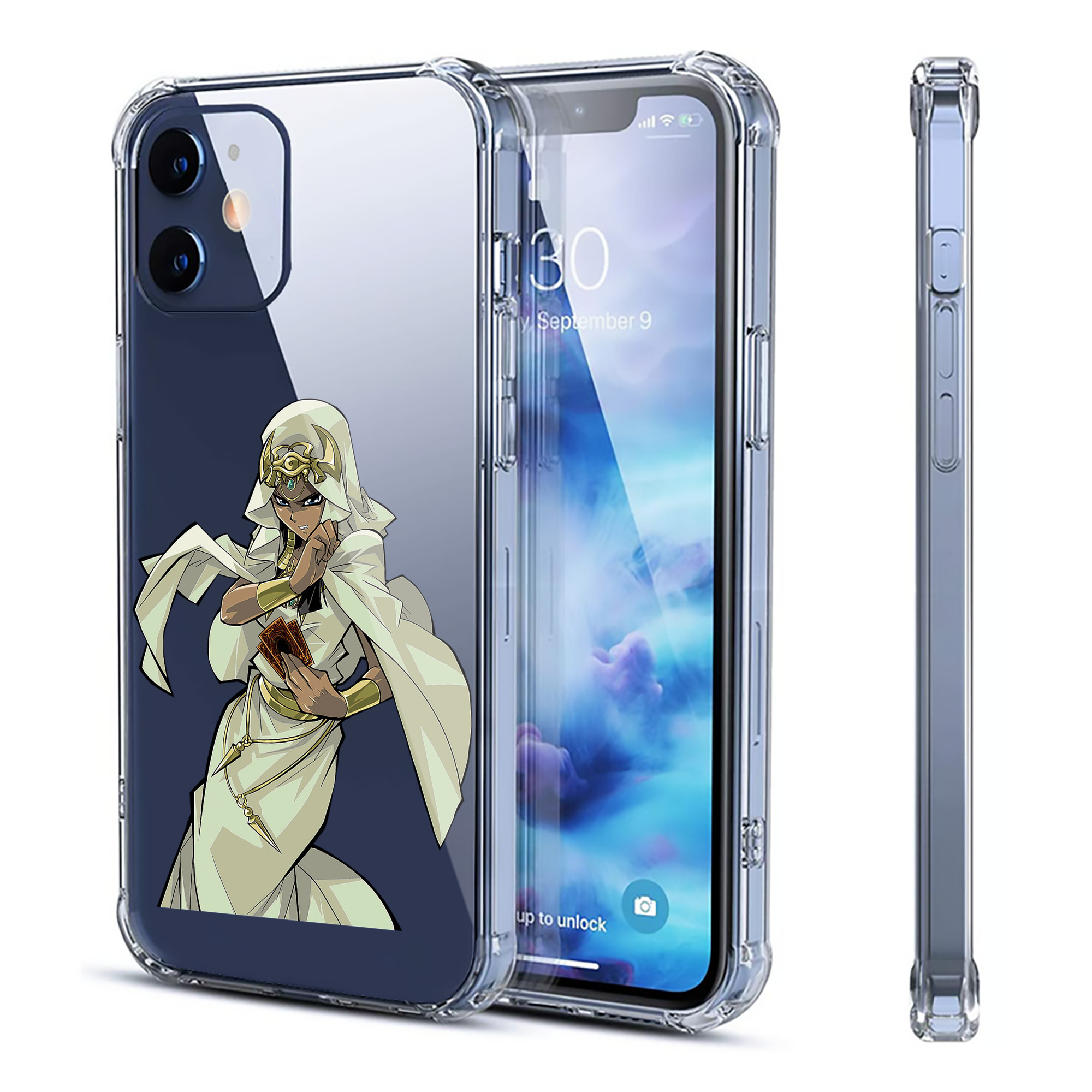 （画像用） 遊☆戯☆王 Yu-Gi-Oh! 【iPhone 12シリーズ対応】透明スマホケース（クリアソフトケース）